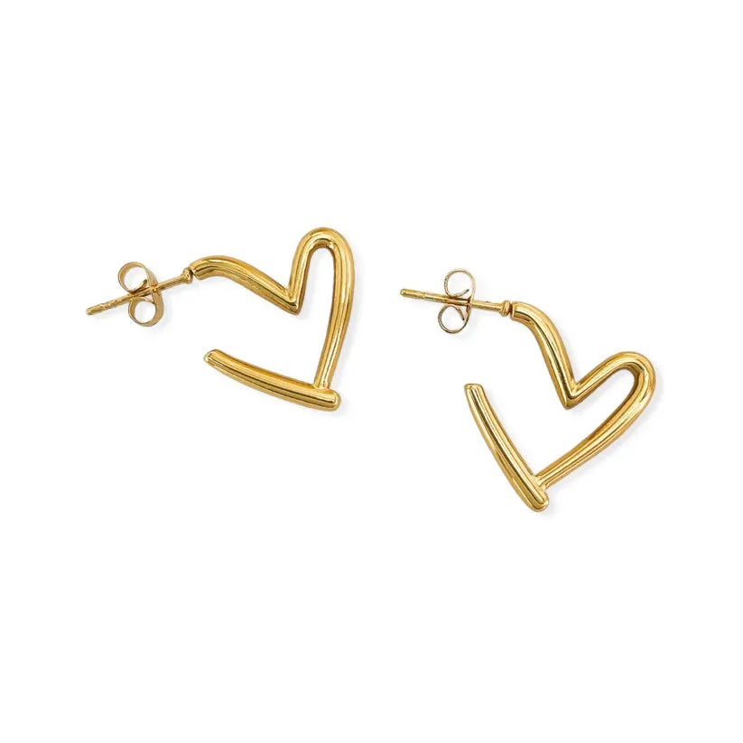 OPEN HEART WR EARRINGS