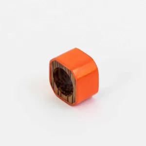 Orange Square Ring by Sylca