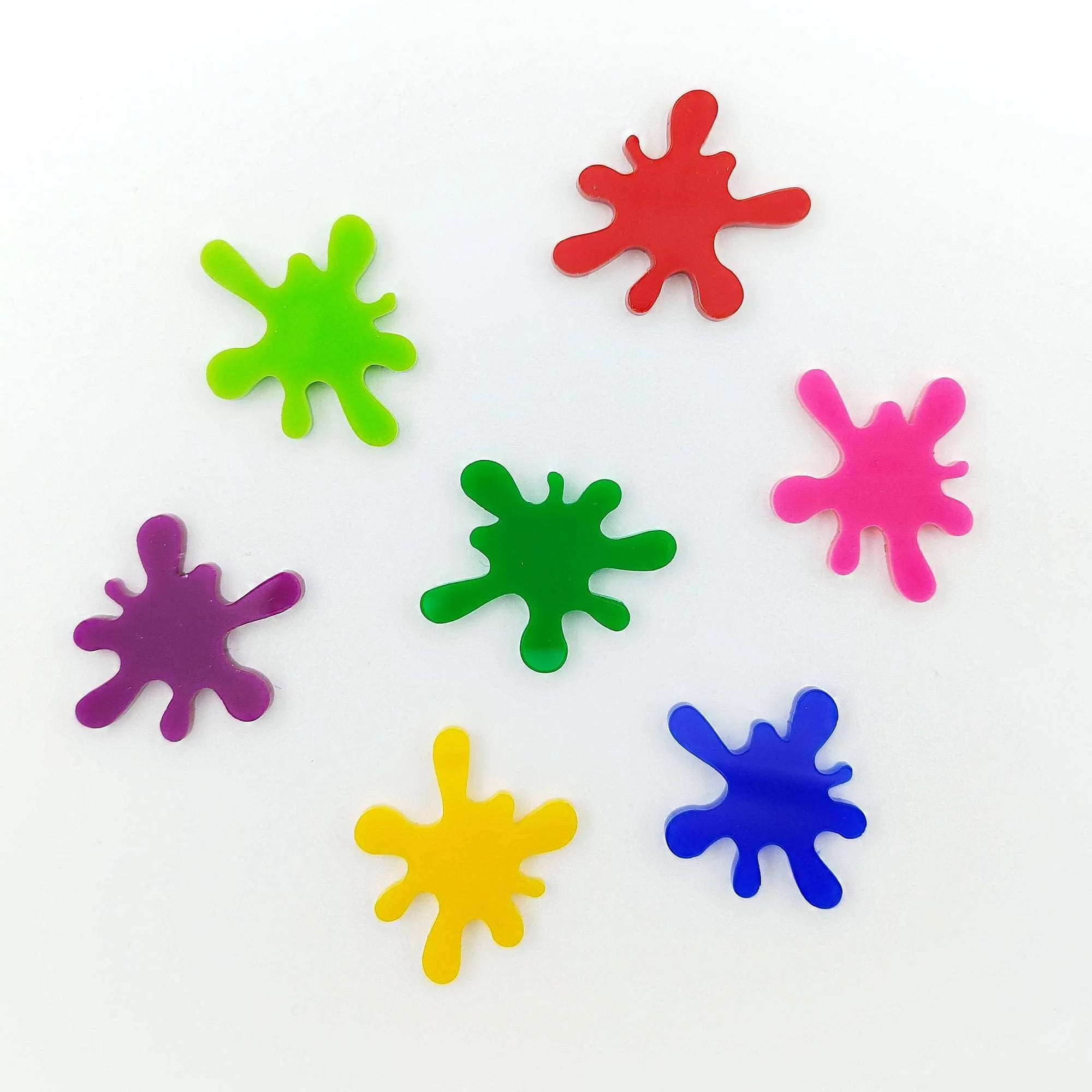 PAINT SPLATTER EARRINGS | Come in colours everywhere: Be like a rainbow!