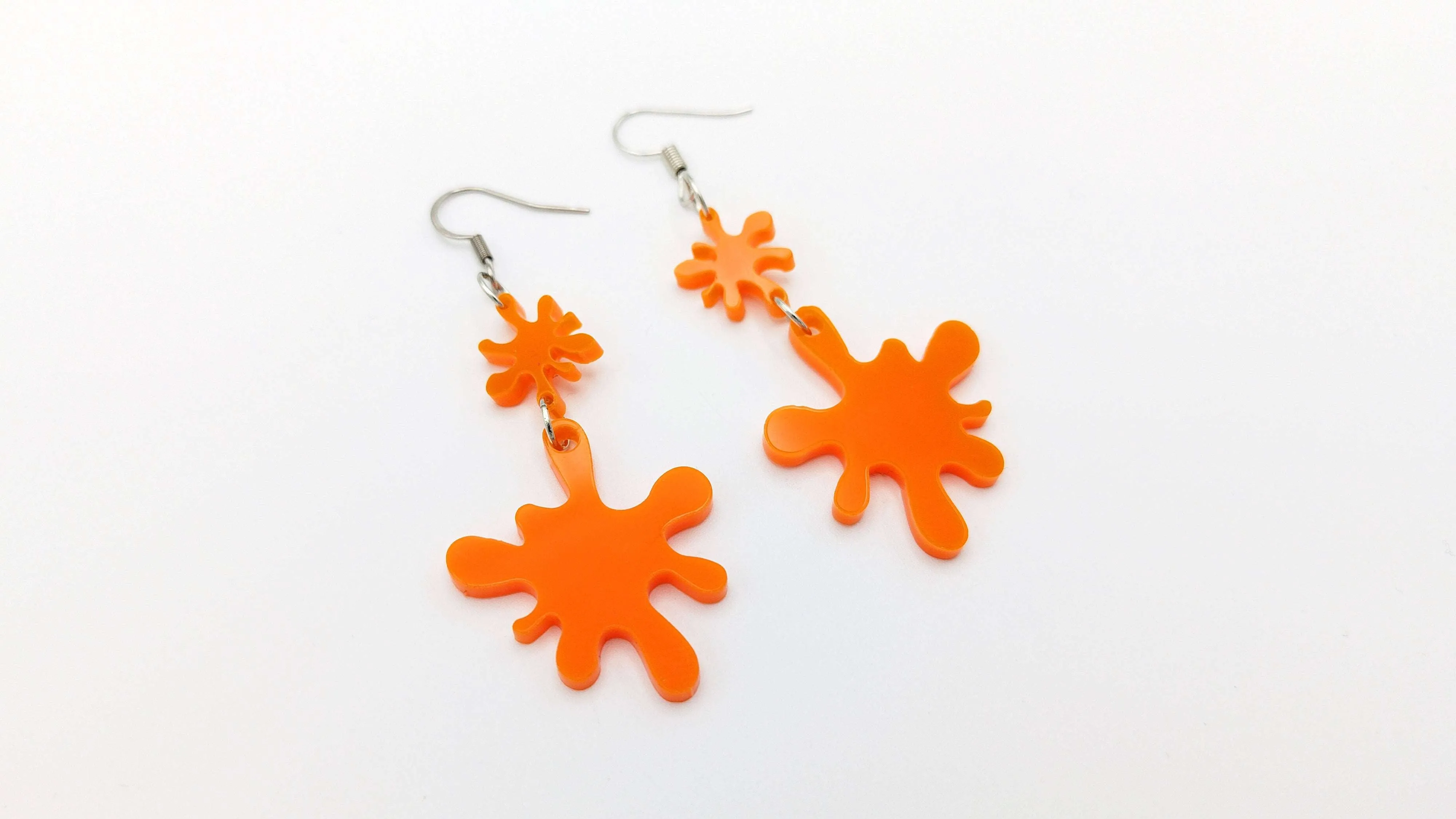 PAINT SPLATTER EARRINGS | Come in colours everywhere: Be like a rainbow!