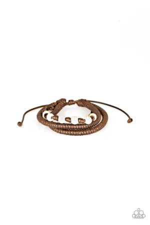 Paparazzi Bracelet ~ Desert Quest - Brown