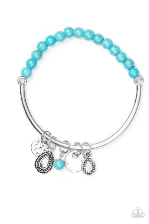 Paparazzi Bracelet ~ Ever Everest - Blue