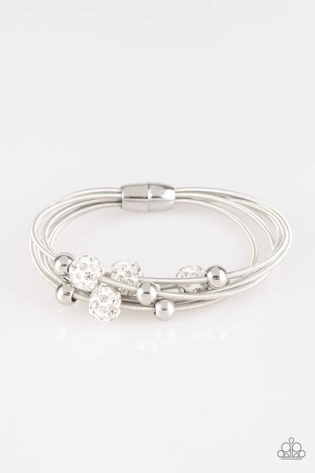 Paparazzi Bracelet ~ Marvelously Magnetic - White