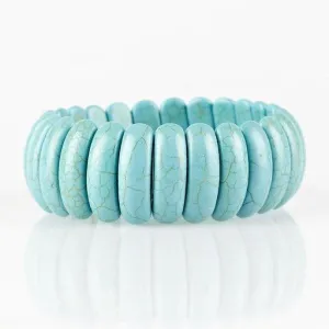 Paparazzi Bracelet ~ Peacefully Primal - Blue