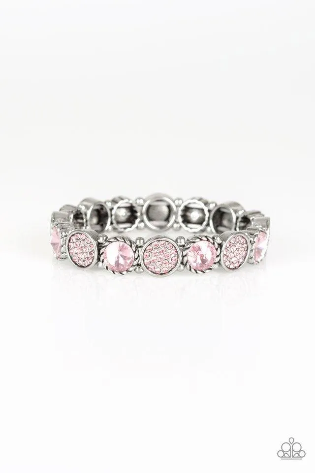 Paparazzi Bracelet ~ Take A Moment To Reflect - Pink