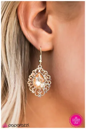 Paparazzi Earring ~ Baby, Youre So Classic - Gold