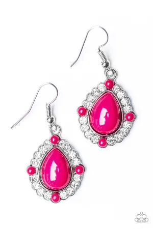 Paparazzi Earring ~ Girl Jam - Pink