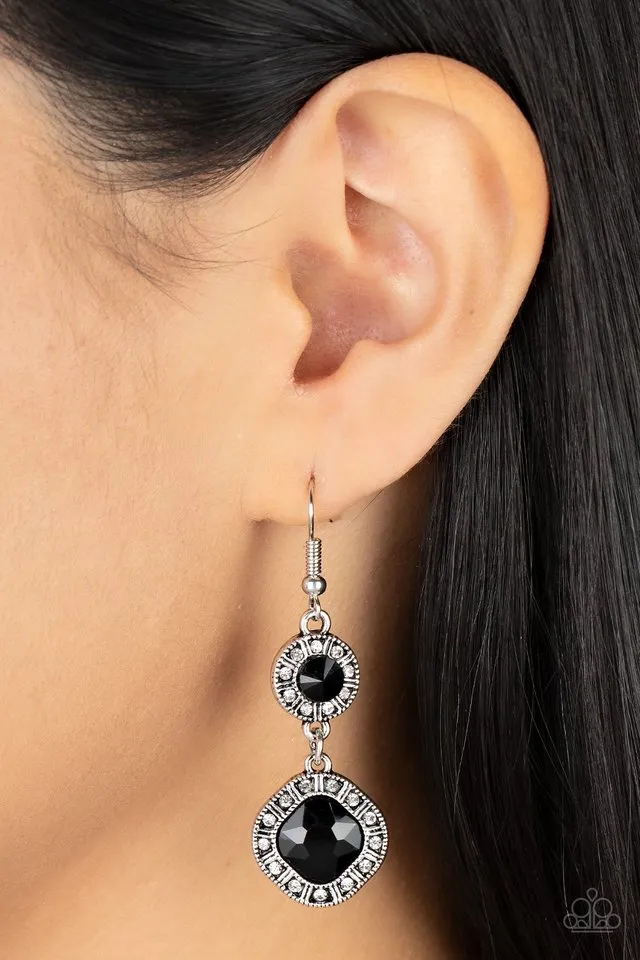 Paparazzi Earring ~ Modern Motives - Black