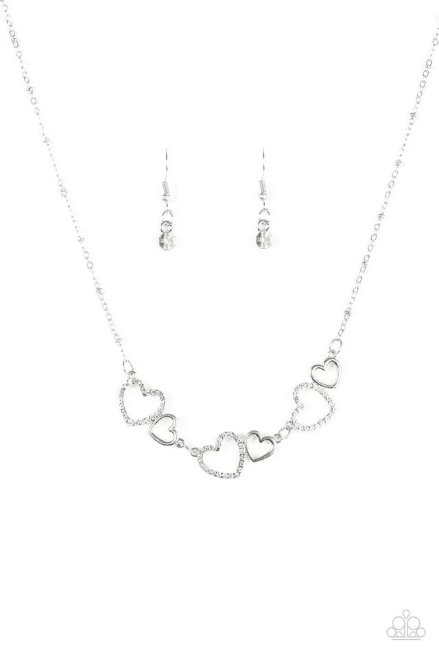 Paparazzi Necklace ~ A LUST-Have - White