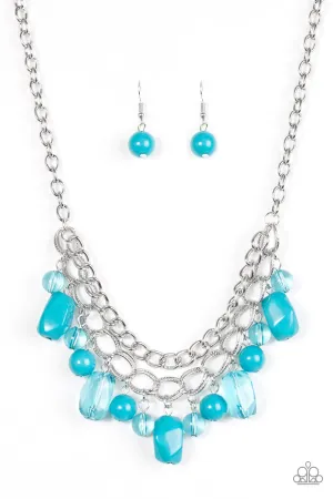 Paparazzi Necklace ~ Brazilian Bay - Blue