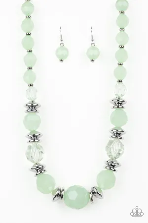 Paparazzi Necklace ~ Dine and Dash - Green