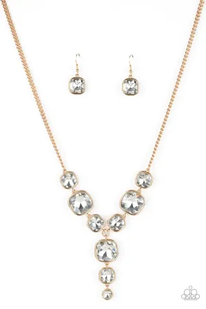 Paparazzi Necklace ~ Legendary Luster - Gold