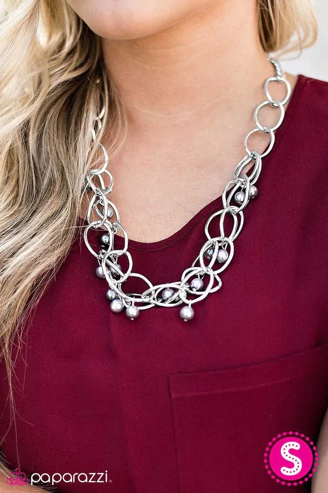 Paparazzi Necklace ~ Season Premiere - Silver