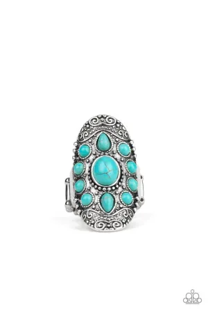 Paparazzi Ring ~ Stone Sunrise - Blue