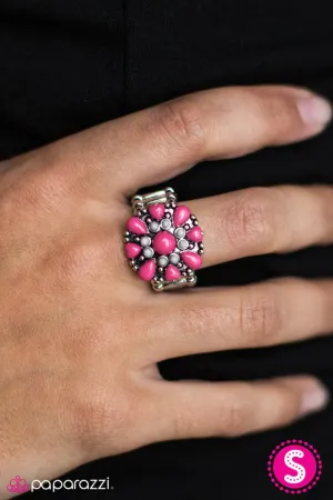 Paparazzi Ring ~ Summer Haze - Pink