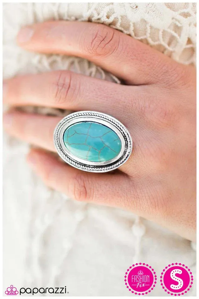 Paparazzi Ring ~ The Rancher - Blue