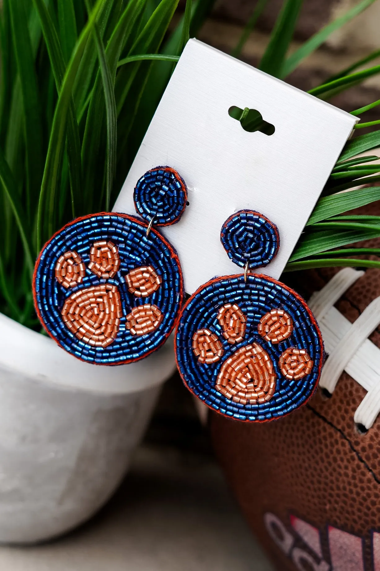 Paw Pride Beaded Earring