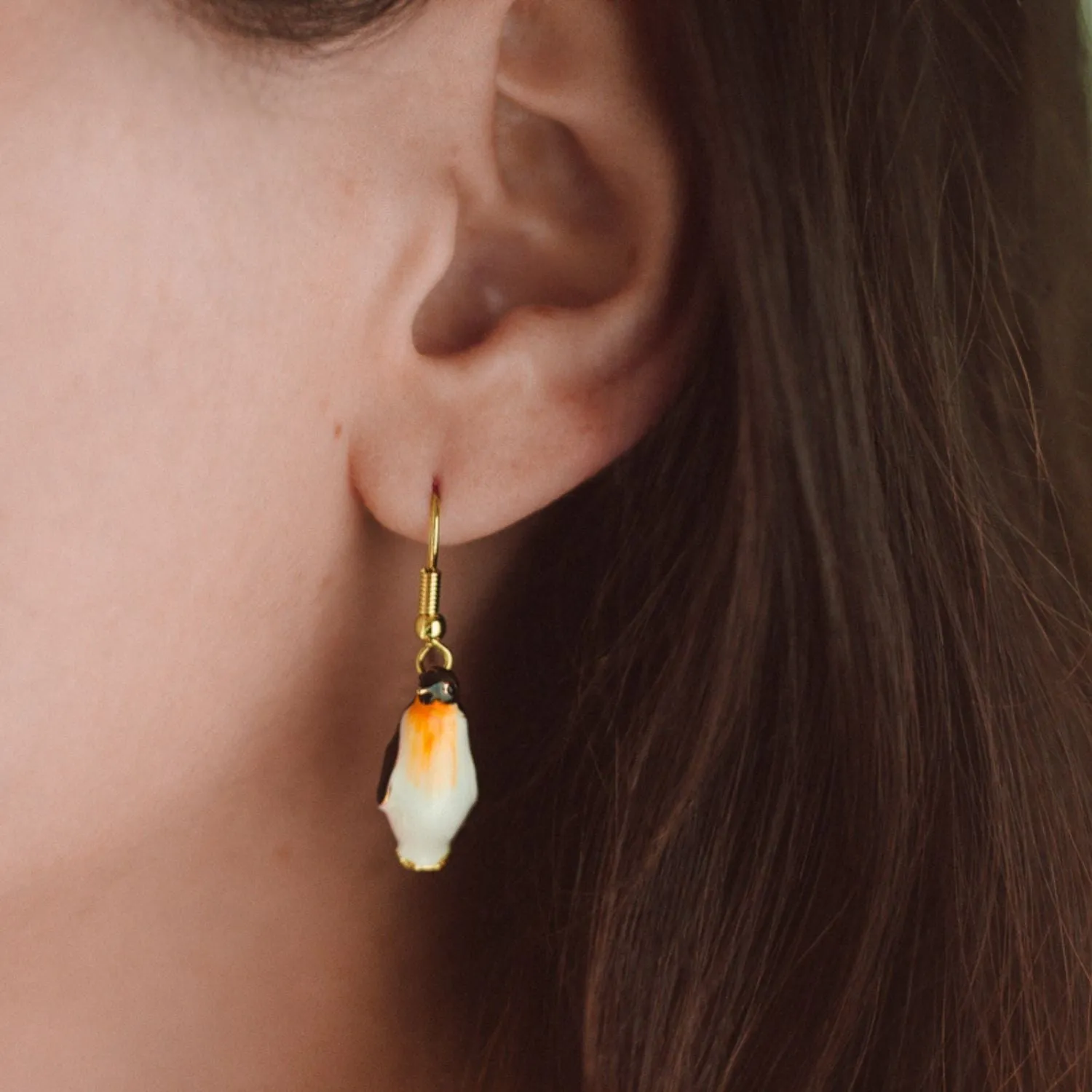 Penguin Drop Earrings