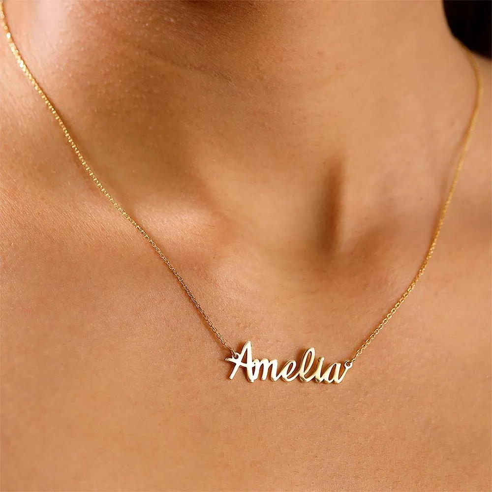 Personalised Name Necklaces Classic chain