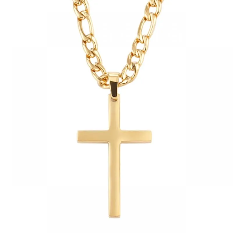 Personality Creative Jesus Cross Amulet Pendant Rock Casual Gift Catholic Christian Necklace