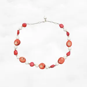 Red Coral Necklaces Short