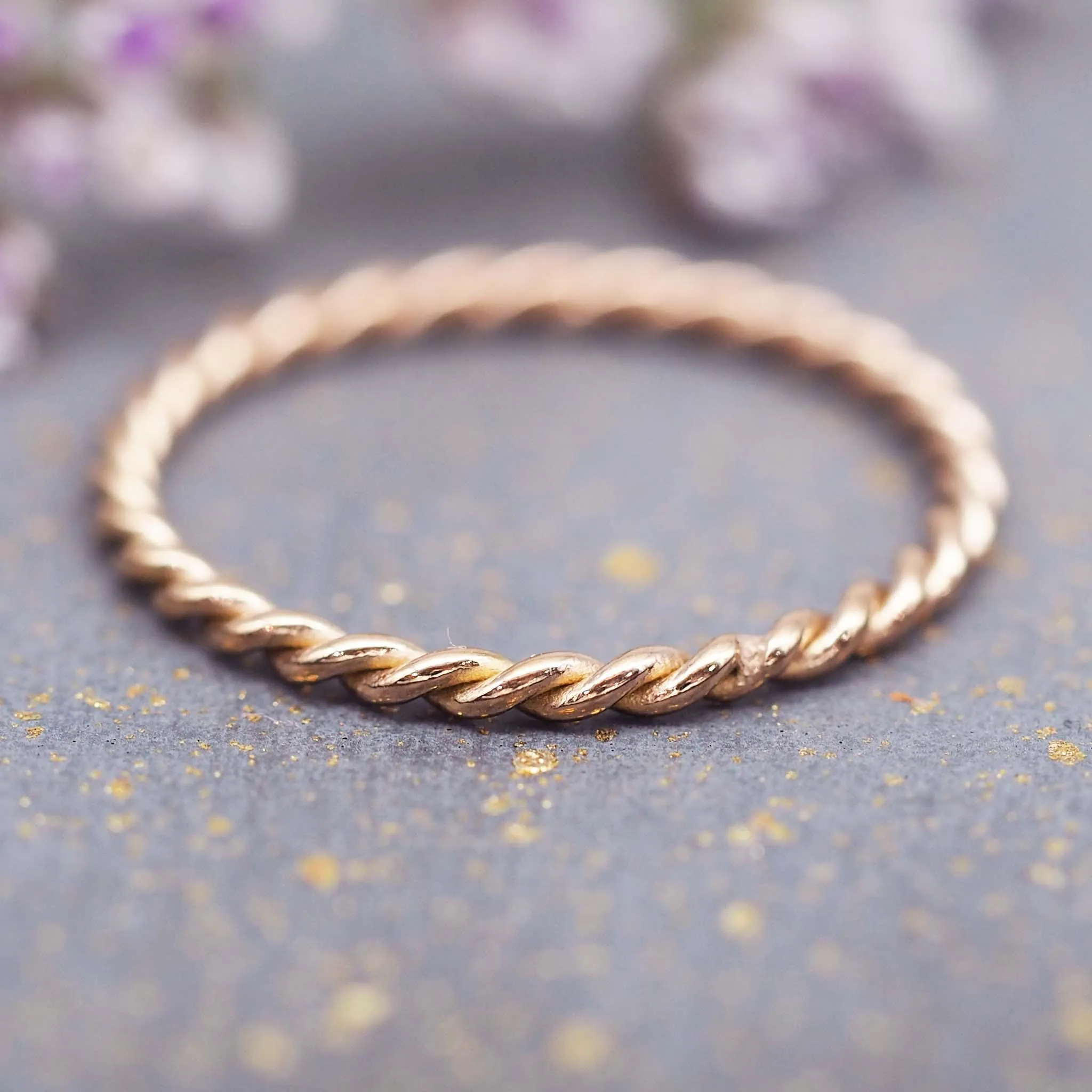 Rose Gold Multi Stacker Ring Set