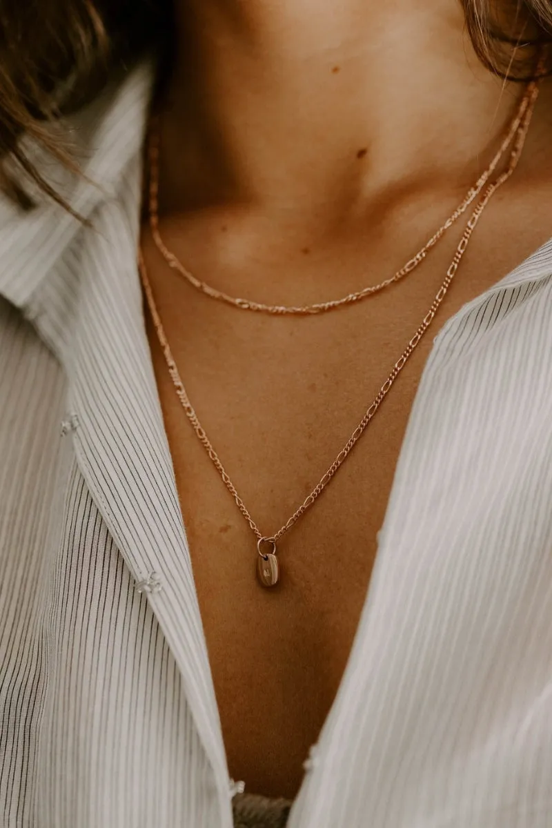 Signature Figaro Necklace - Rose Gold