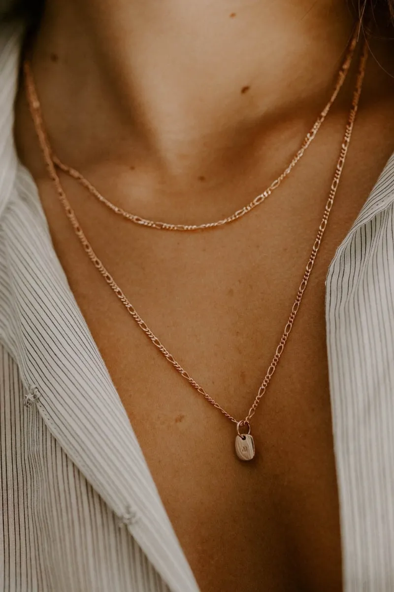 Signature Figaro Necklace - Rose Gold