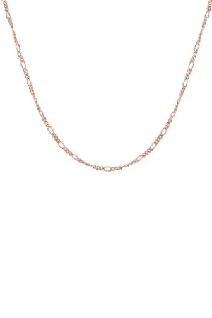 Signature Figaro Necklace - Rose Gold