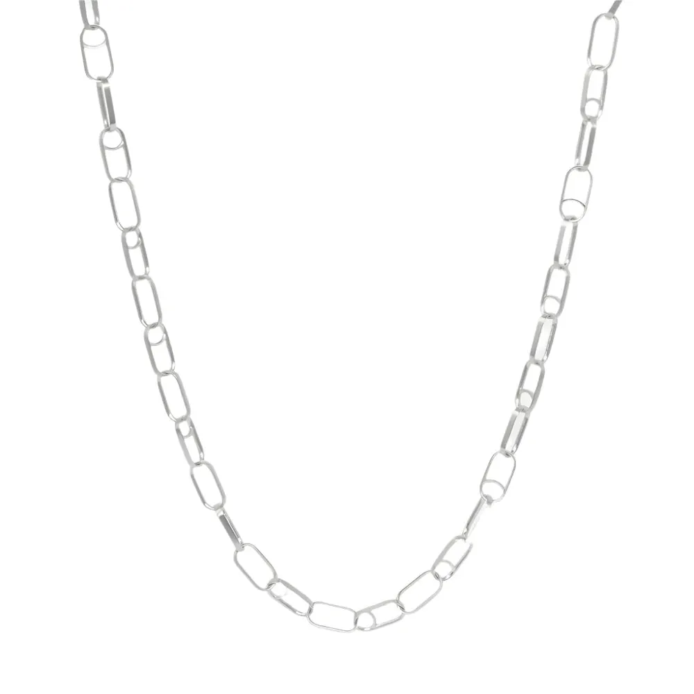 Silver Crosby Statement Necklace