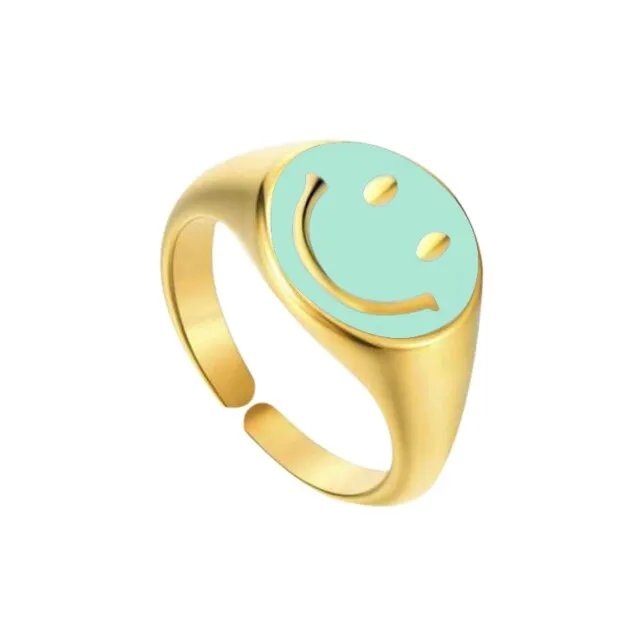 Smiley face ring