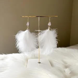 Soraya Feather Earrings