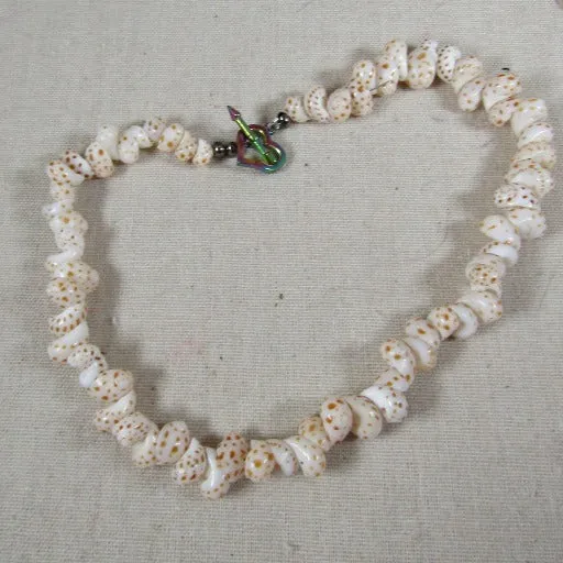 Tiger Moon Sea Shell Necklace