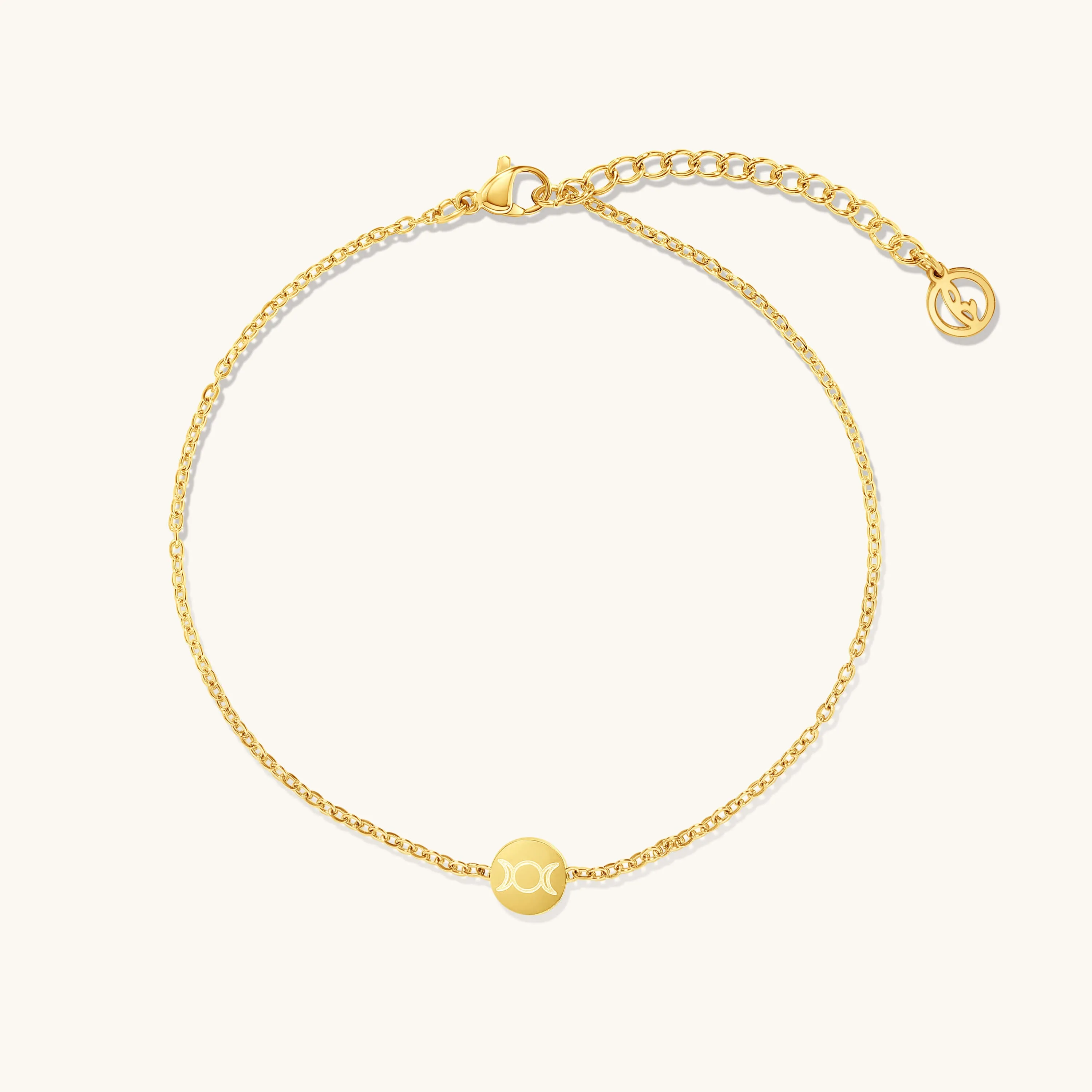 Triple Goddess Anklet