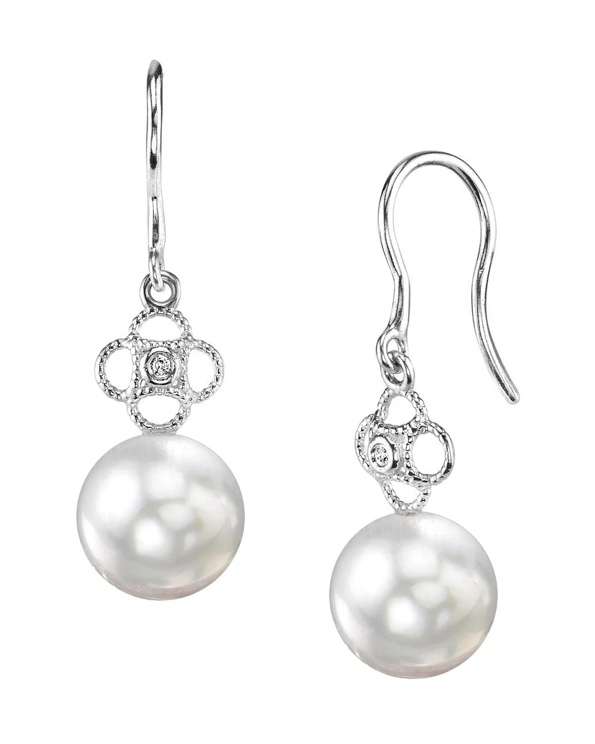 White South Sea Pearl & Diamond Harper Earrings